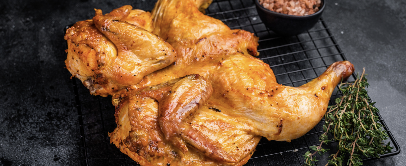 Herb-Roasted Spatchcock Chicken with Garlic and Olive Oil
